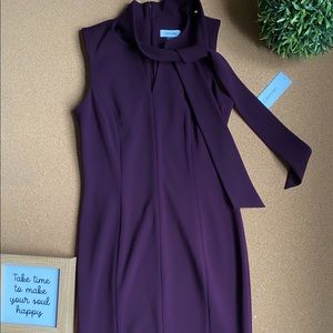 Calvin Klein purple dress